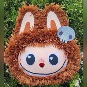 Labubu Monster Custom Party Piñata  Halloween Brown